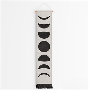 Moon phase wall hanging